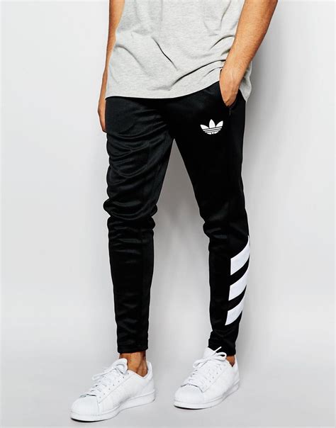 adidas skinny joggers|adidas originals tapered joggers.